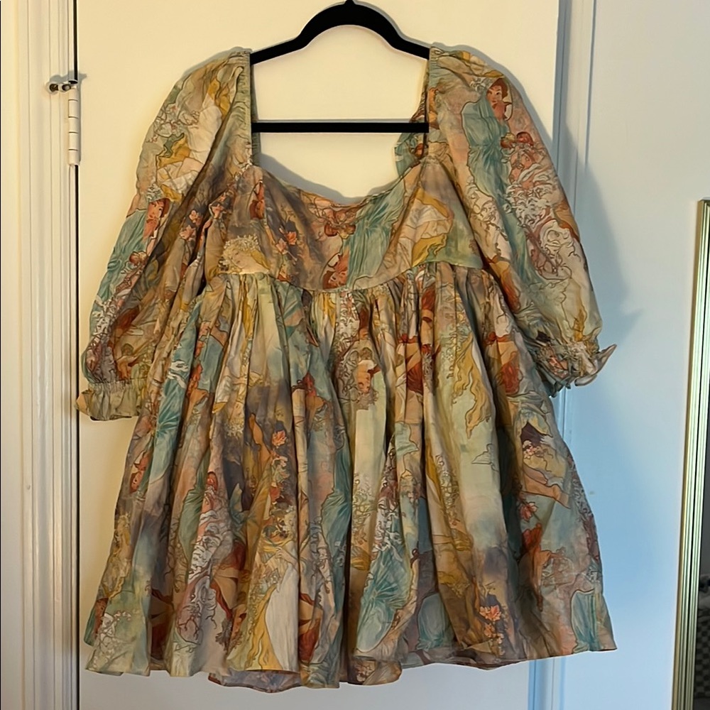 Floral Print Women's Mini Dress